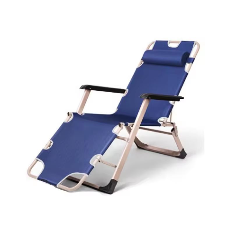 High Quality Outdoor Foldable Bed Portable Office Reclining Folding Chair  beach chair Lounge Chairs