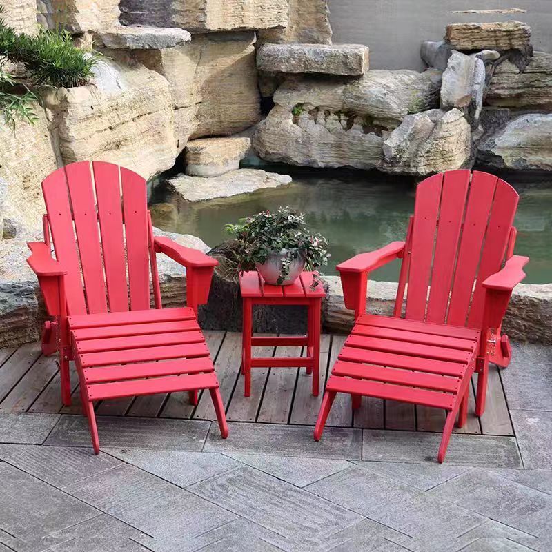 Outdoor Furniture Modern Design HDPE folding Adirondack Chair Manufacturer For Sales