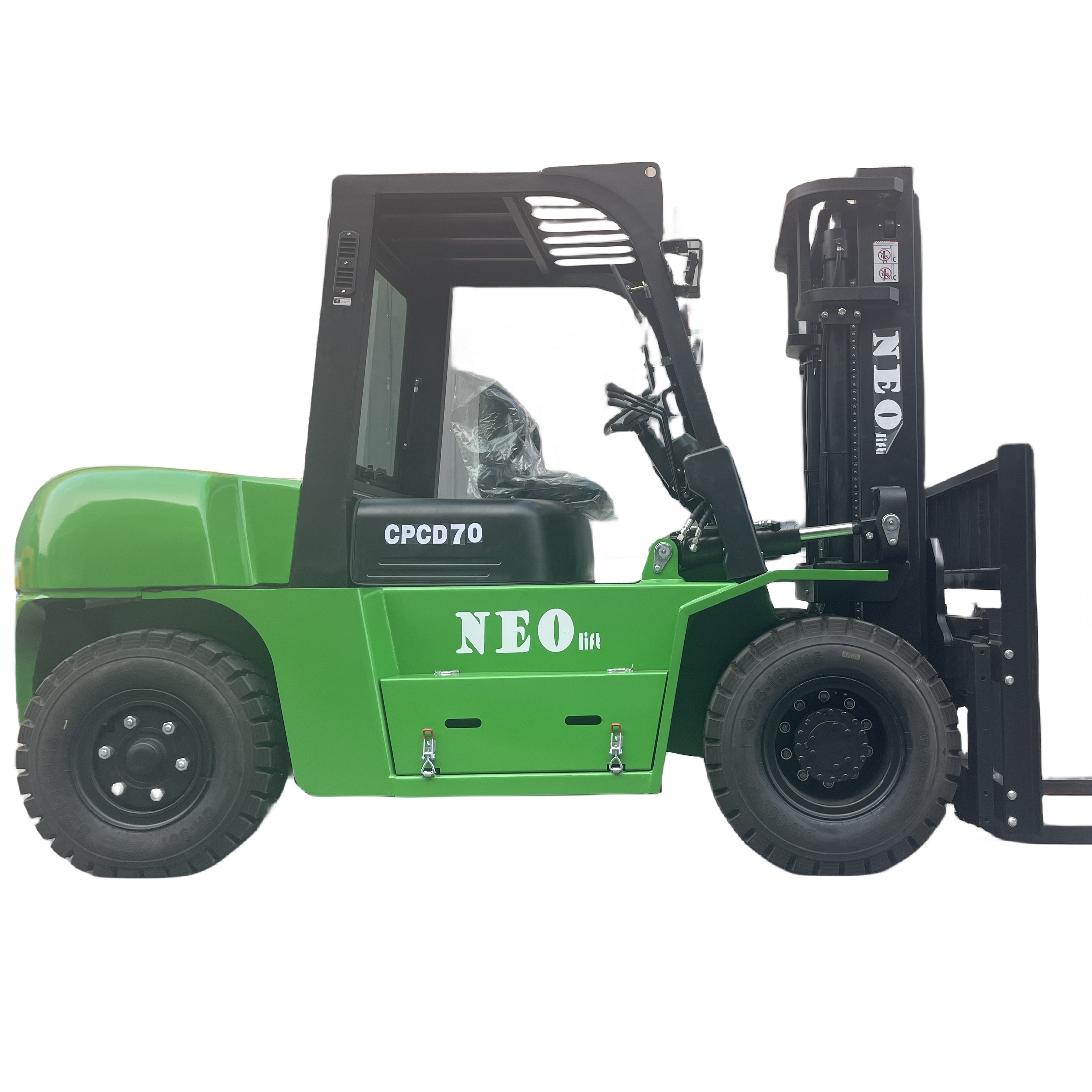 7000kg 8 tons 10 T CPCD80 heavy forklift port operation material handling diesel forklift