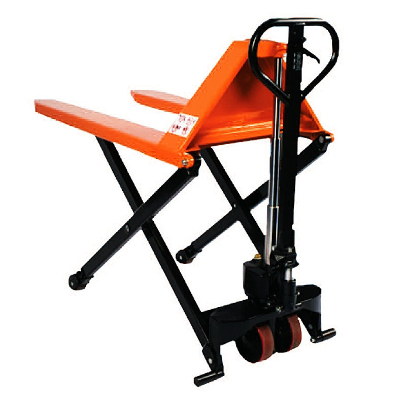 1.5 tons manual High Lift table Pallet Truck with very cheap price lift height 800mm