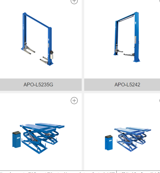 4T 5.5 ton easy gantry Double Column Auto car lifts 2 Post Car Lifts