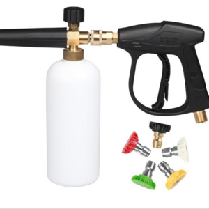 High pressure foam gun cleaning machine with car wash water gun foam pot, foam spray can pa pot