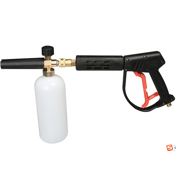 High pressure foam gun cleaning machine with car wash water gun foam pot, foam spray can pa pot