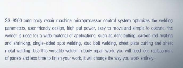 Body shape sheet metal, repair machine