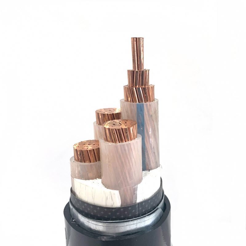 Low Voltage Electrical Copper Conductor XLPE Mv Power Cable