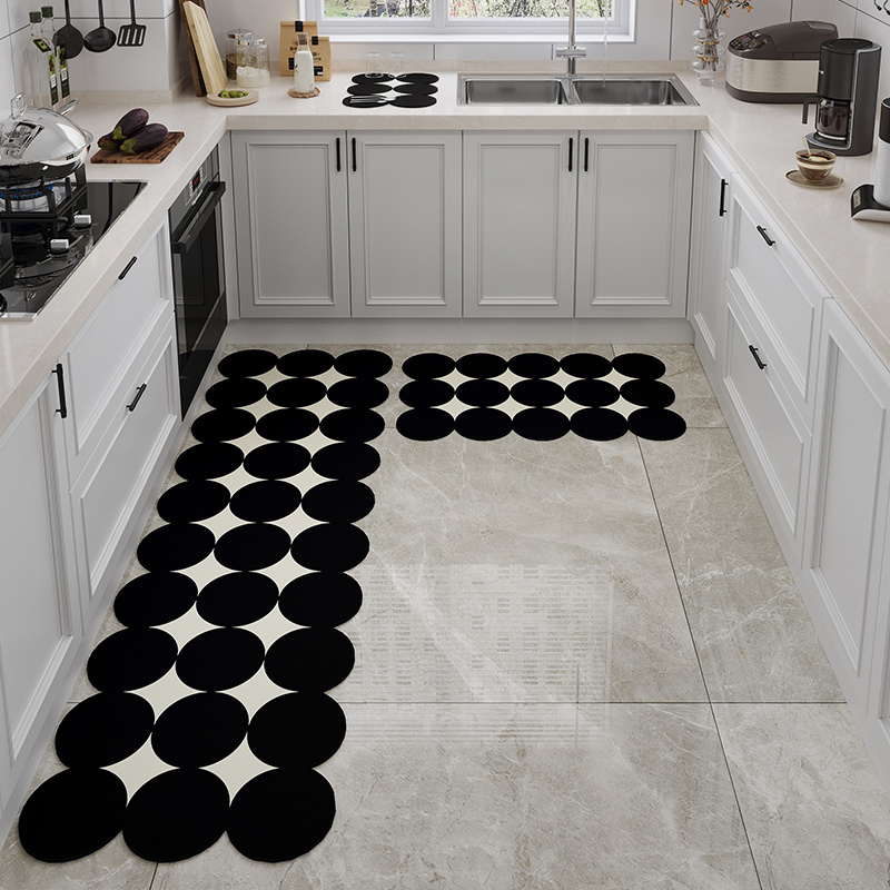 Bathroom Water Absorbent Rug Set Rubber Door Mats Diatom Mud Floor Mat Kitchen Carpet Anti Slip Diatomite Bath Mat