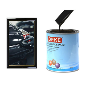 Gloss Purity 2K Clear Coat Black Automotive Car Paint Supply Solid Color Refinishing Repair Auto Paint for Spray