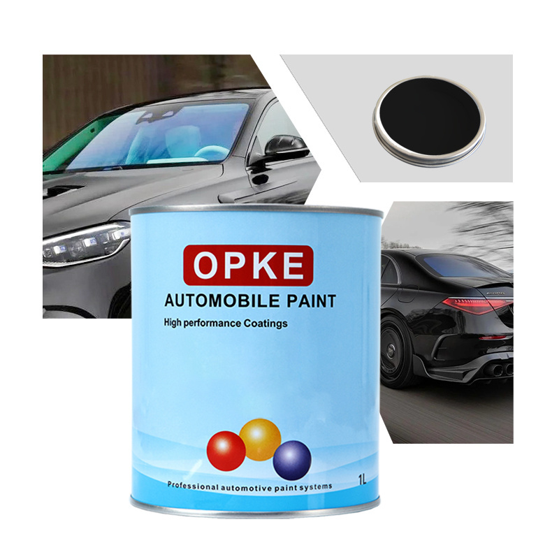 Gloss Purity 2K Clear Coat Black Automotive Car Paint Supply Solid Color Refinishing Repair Auto Paint for Spray