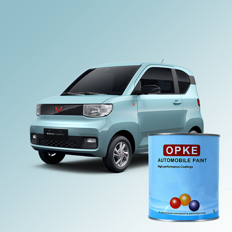 OPKE High Gloss Spray 1K Gold Pearl Mini Car Paint Automotive Paint Automotive Fast Dry Clear Coat  For Repair Paint