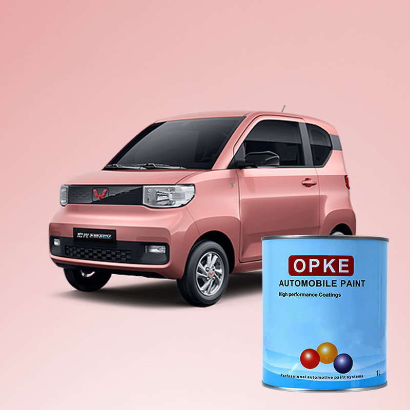 OPKE High Gloss Spray 1K Gold Pearl Mini Car Paint Automotive Paint Automotive Fast Dry Clear Coat  For Repair Paint