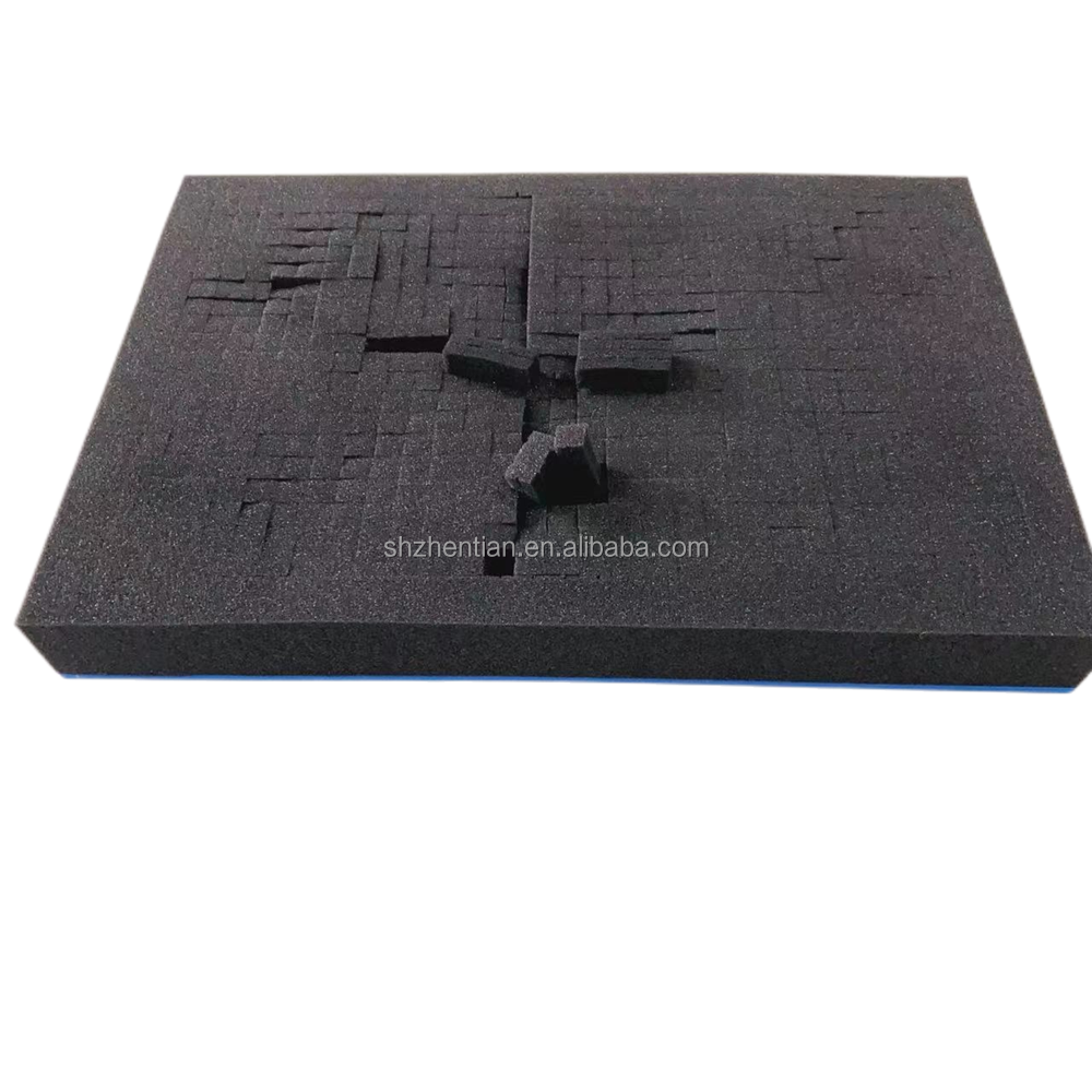 pick and pluck PE foam for package tool foam insert/pick and pluck sponge for package tool