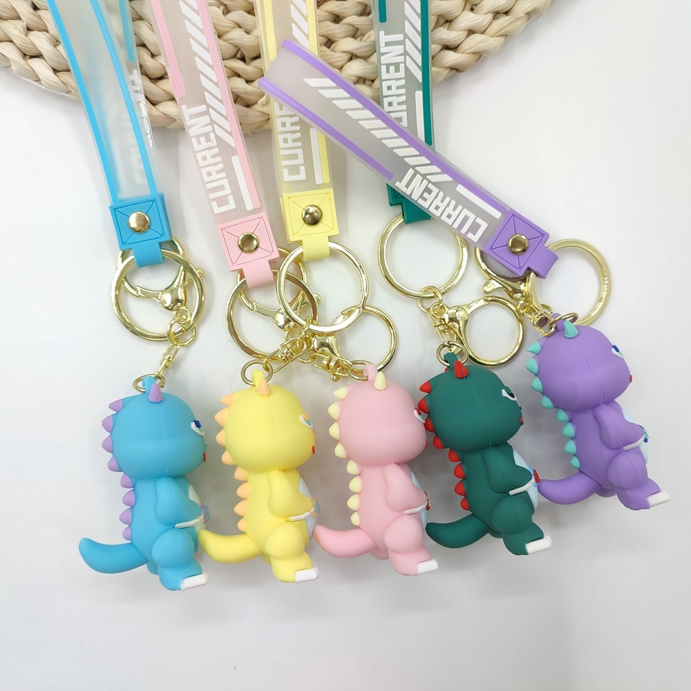 Cartoon 3D Figure Anime PVC Key Chain Kawaii Silicone Accessories Soft PVC Keychain