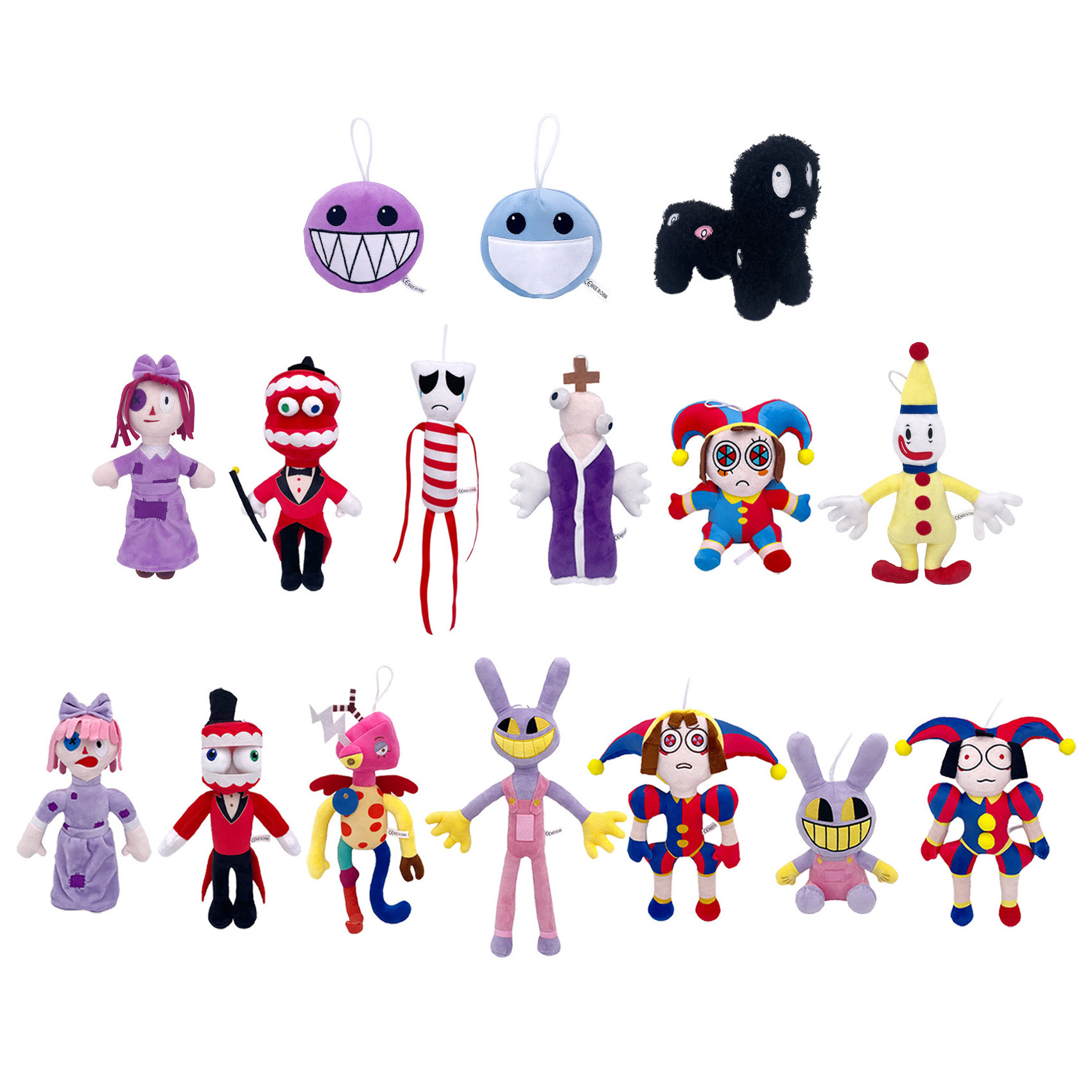 Hot Sell The Amazing Digital Circus Stuffed Plush Toy Joker Pomni Jax Digital Circus Stuffed Figures Plush Dolls