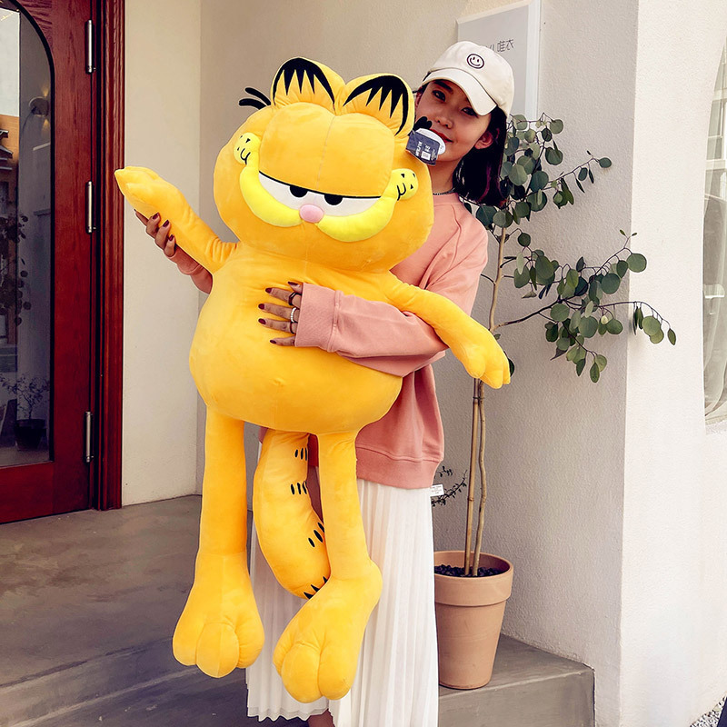 New Model Angry Garfield Fat Big Size  Cat Soft Plush Toy Cartoon Animal Tiger Garfield Cat Plush Toy