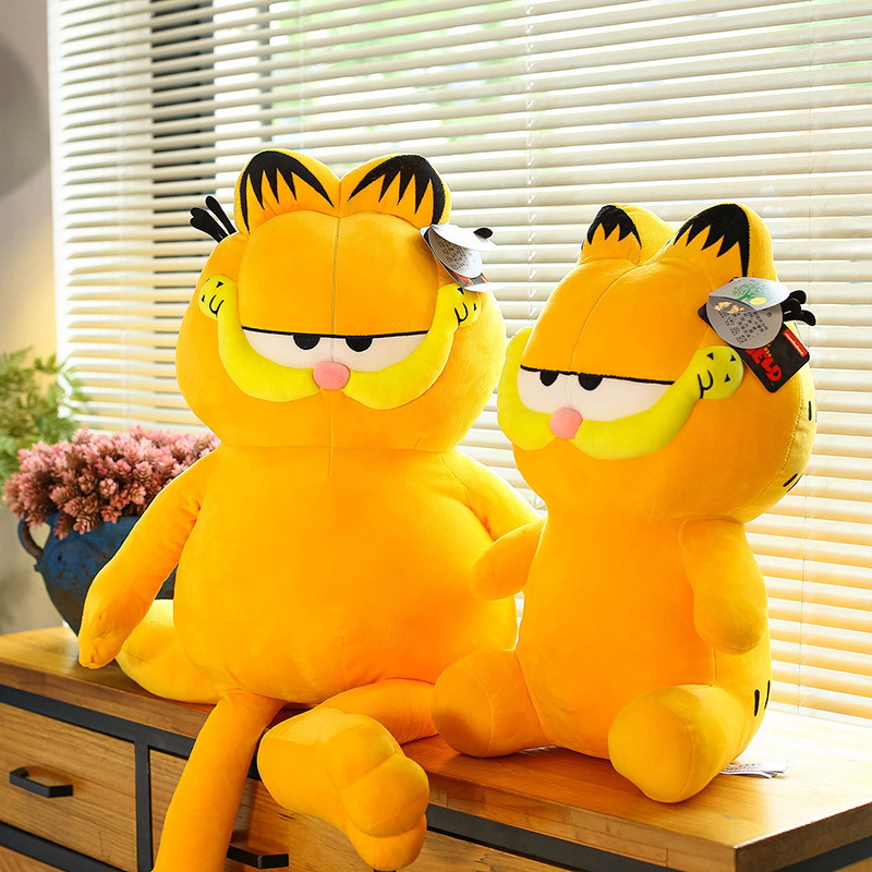 New Model Angry Garfield Fat Big Size  Cat Soft Plush Toy Cartoon Animal Tiger Garfield Cat Plush Toy