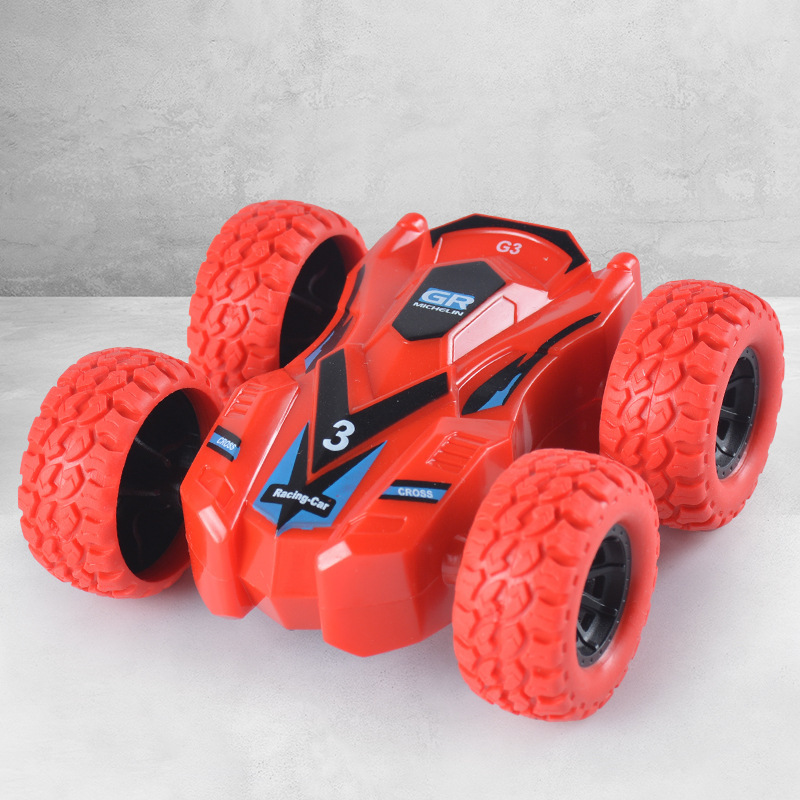 Popular Children Inertial 4WD Toy Double-sided Drive Boys Gift Plastic Car Model Children Toy Car