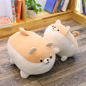 Wholesale High Quality Cute Dog Plush Toys Customized Stuffed Animal Corgi Doll Shiba Inu in Multiple Sizes for Kids