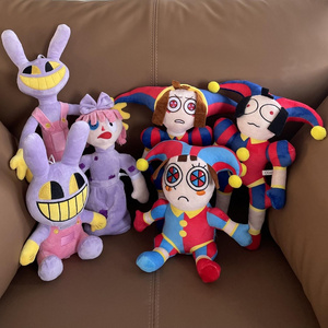 Hot Sell The Amazing Digital Circus Stuffed Plush Toy Joker Pomni Jax Digital Circus Stuffed Figures Plush Dolls