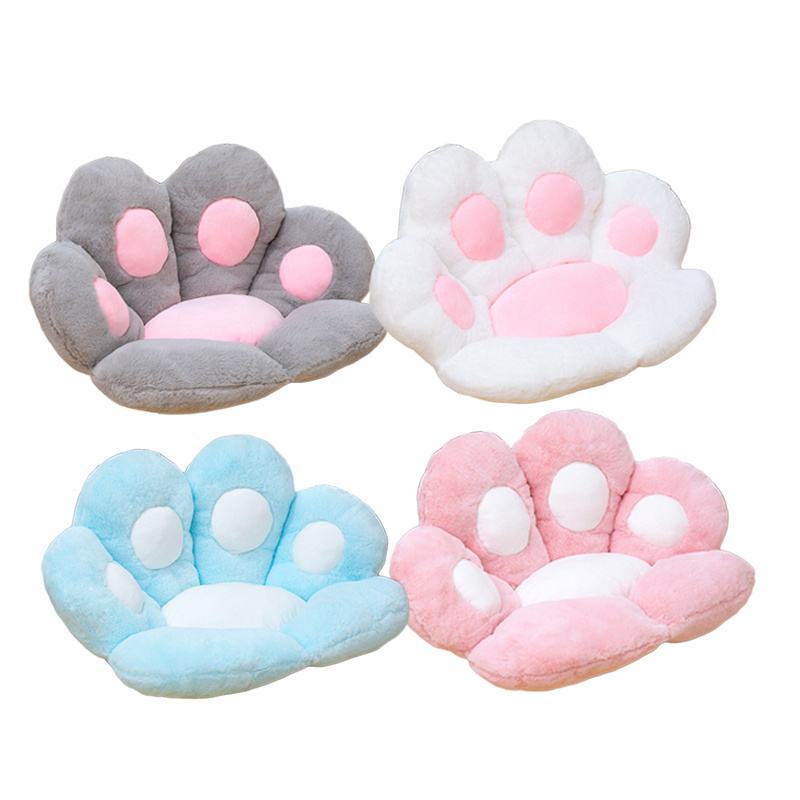 Wholesale Cute Cat Paw Shape Toys Stuffed Cat Animal Cushion Pillow 70cm Soft Plush Sofa Cushion