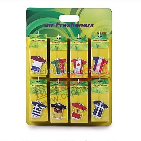 High quality custom logo car wash air freshener paper air freshener