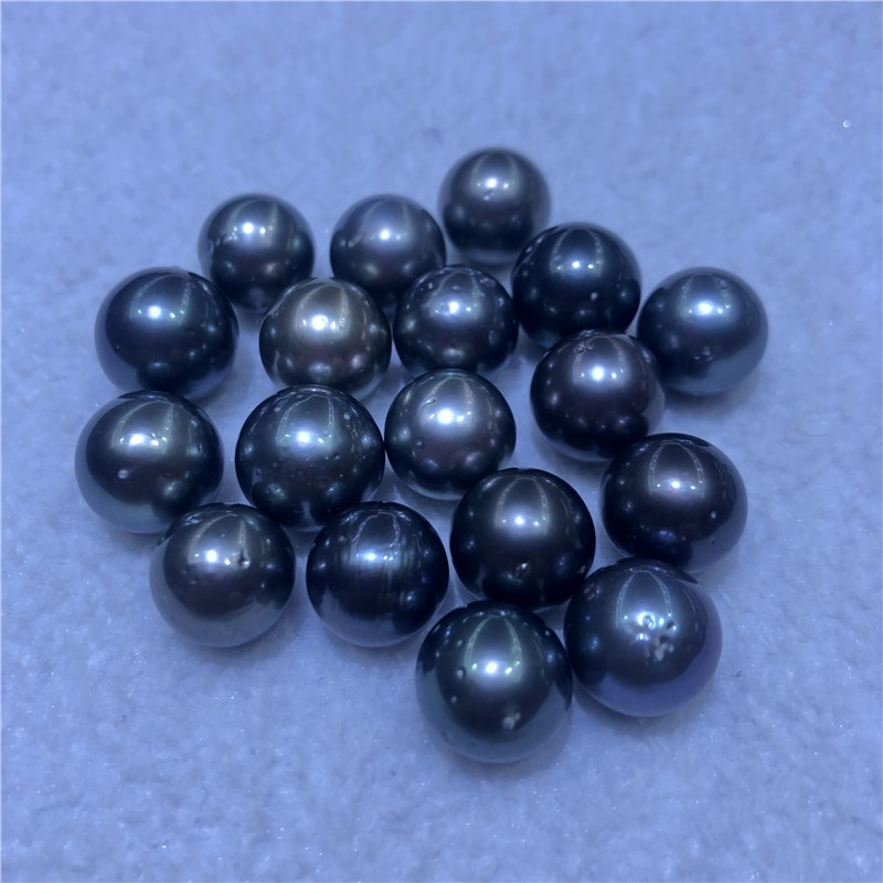 Wholesale 10-13mm AA Grade Loose Tahitian Pearls Authentic Tahitian Black Pearl Loose For Jewelry Making