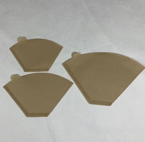 Unb leached Cone White Coffee Filters for a Clean Cup V60 Shape Wood Pulp Coffee Filter Paper