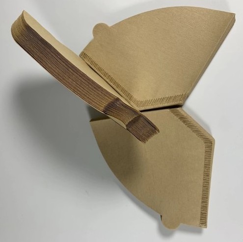 Unb leached Cone White Coffee Filters for a Clean Cup V60 Shape Wood Pulp Coffee Filter Paper