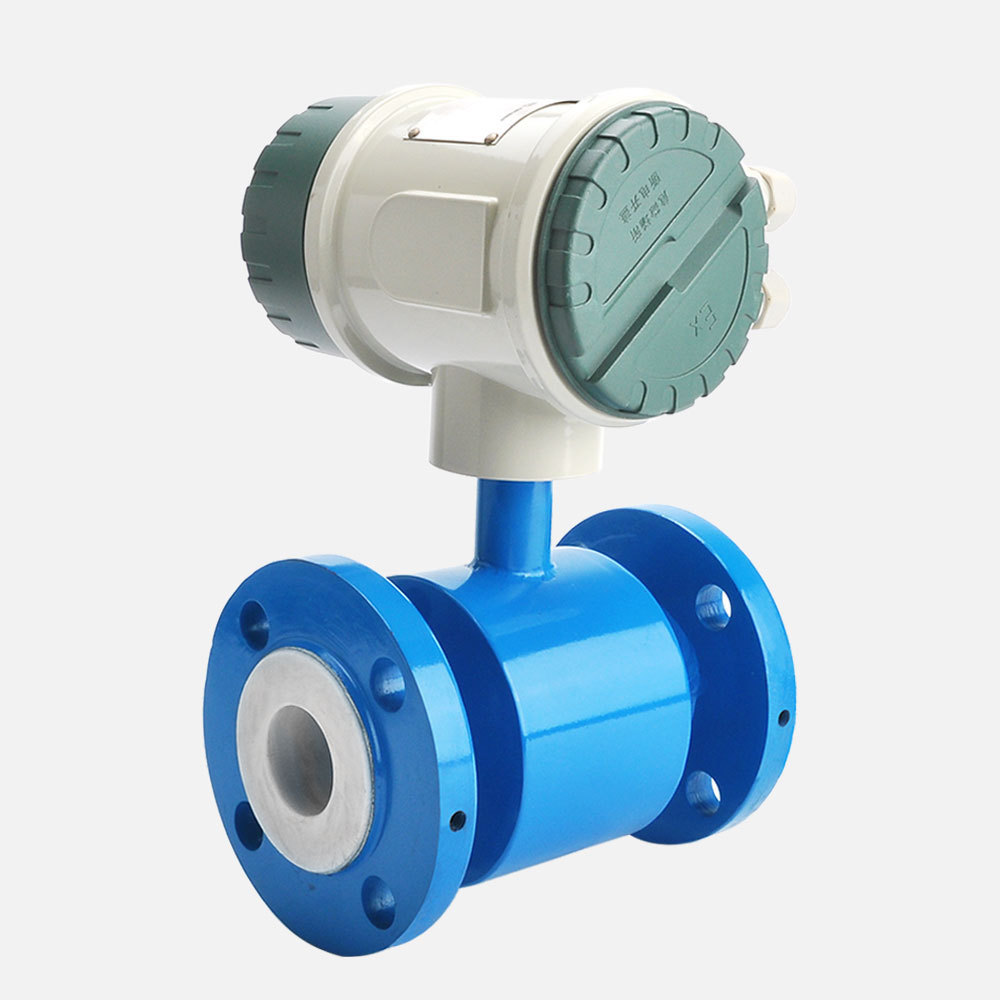 DN3-DN3000 split / integrated analog 4-20ma electromagnetic flow meter for waste water slurry sewage