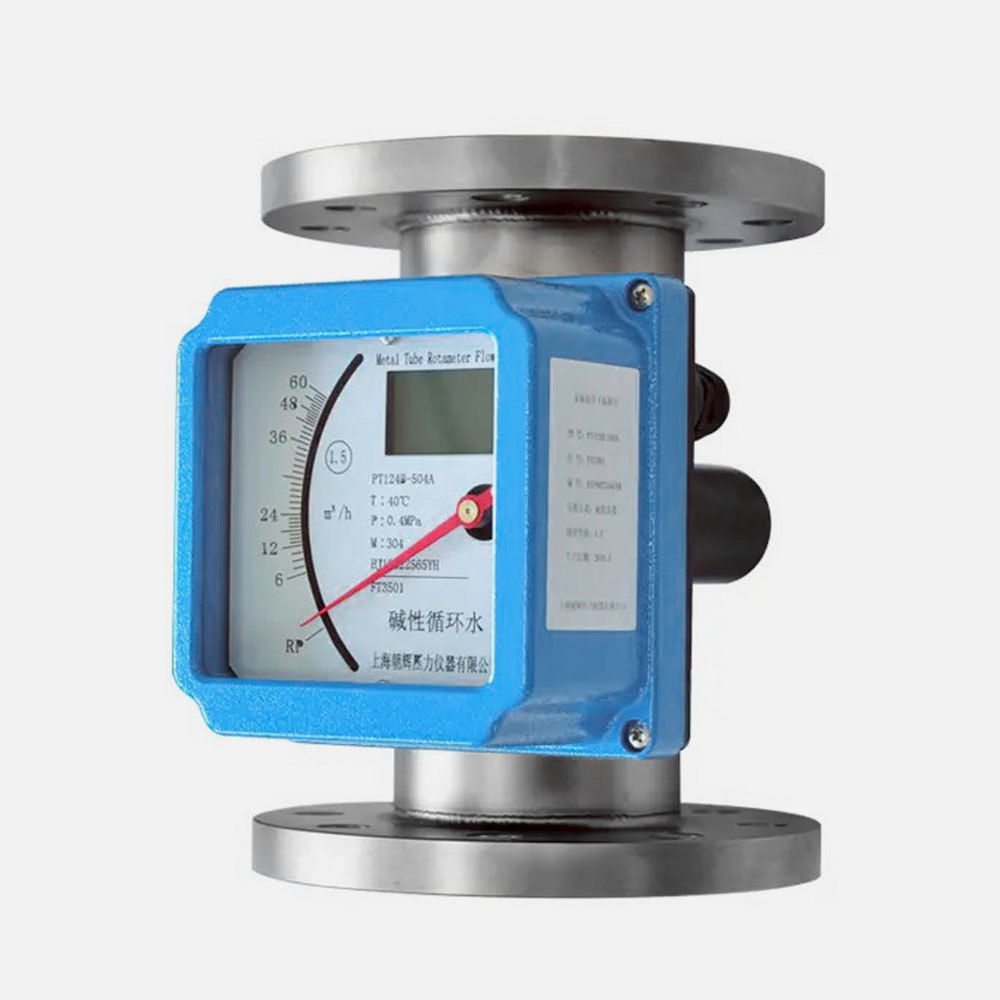 China brewing flow meter metal tube rotameter alcohol flowmeter of oxygen hot water chemical with factory price