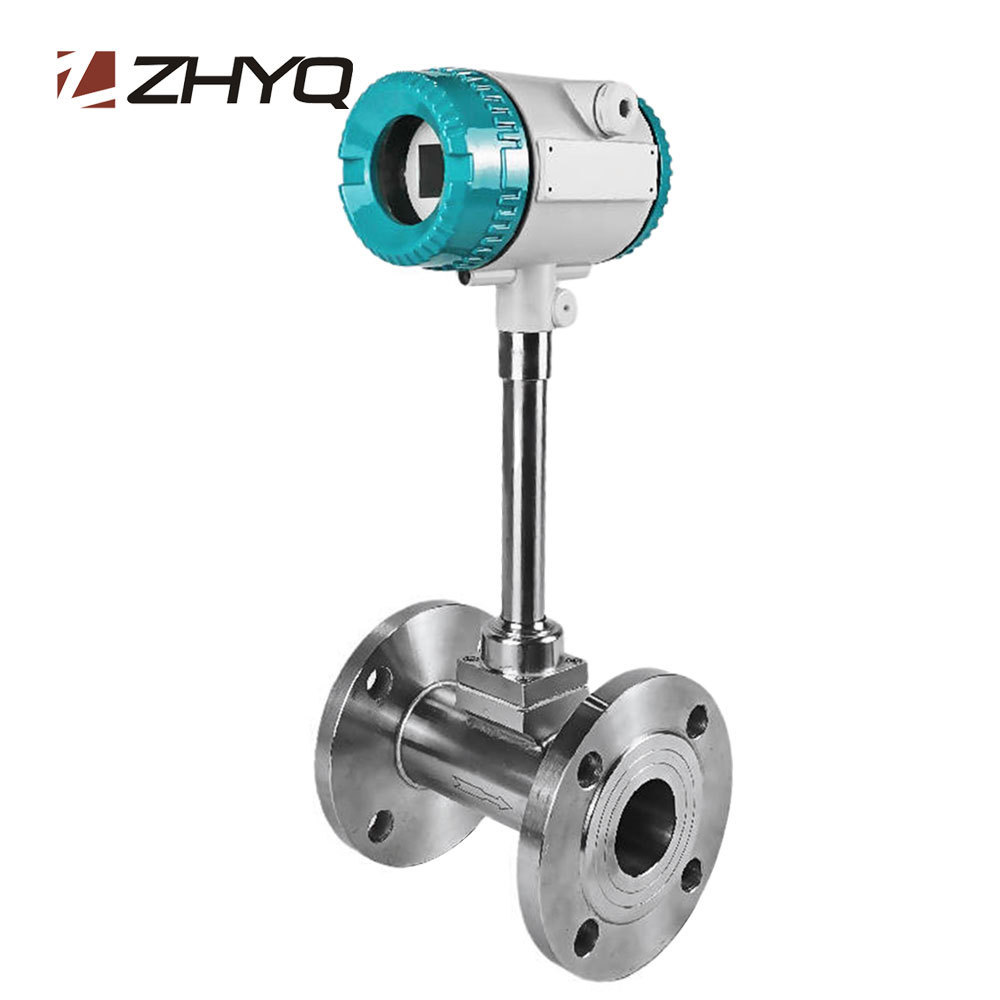 4-20ma vortex flowmeter water air gas steam flow transmitter