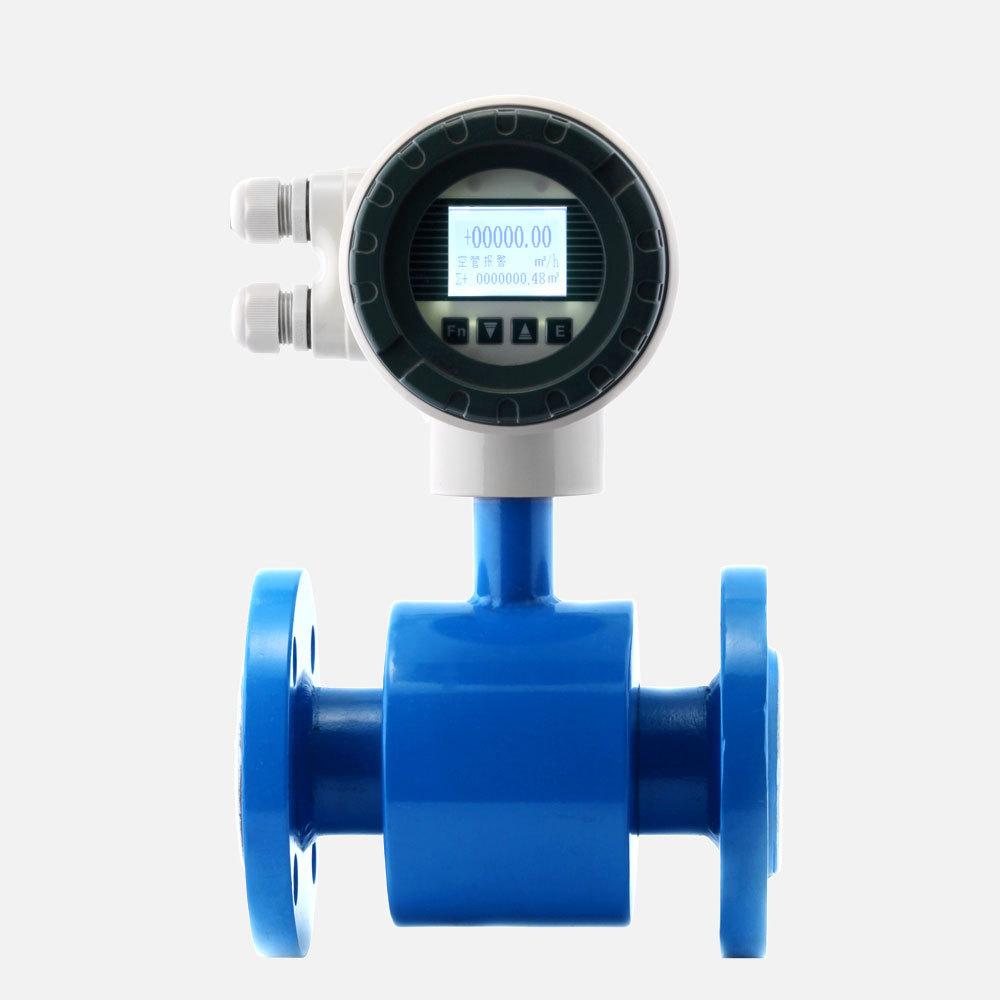 DN3-DN3000 split / integrated analog 4-20ma electromagnetic flow meter for waste water slurry sewage