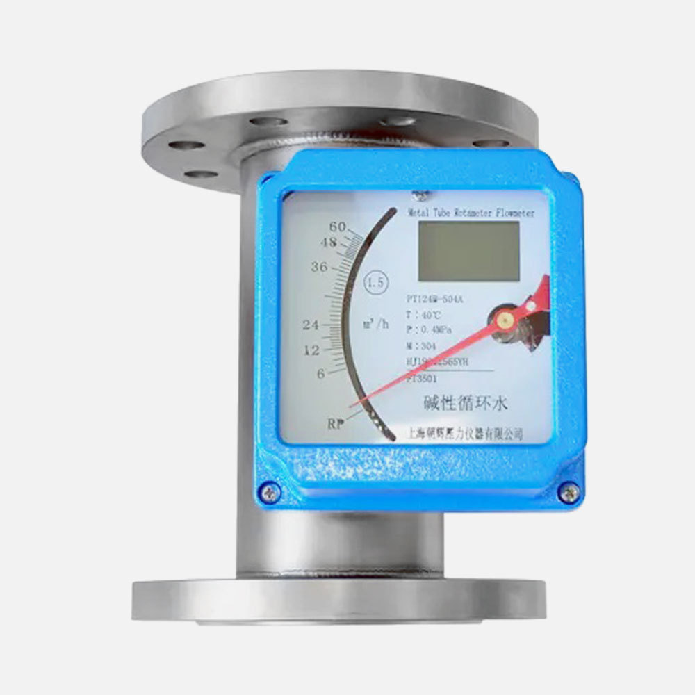 China brewing flow meter metal tube rotameter alcohol flowmeter of oxygen hot water chemical with factory price