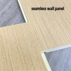 8mm Solid Wall Board Wood Grain Wood Veneer Panel Interior Wall Decor Seamless Wall Panels