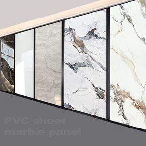 carbon slate marble wall decorative bamboo charcoal wood veneer bamboo charcoal board pvc uv marble sheet wall panel