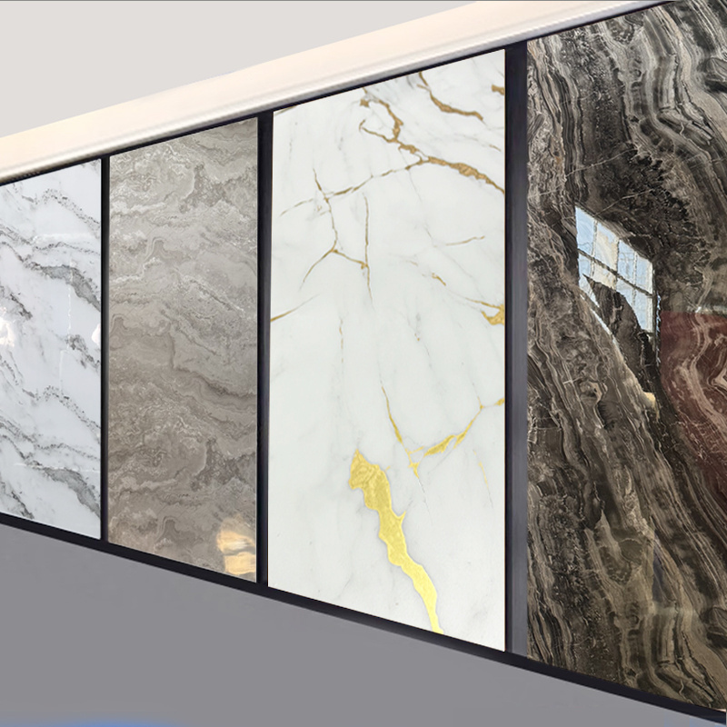 pvc wall slab sheet marble bamboo crystal charcoal wood veneer composite panel boards for decoration