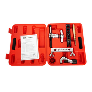 Eccentric Cone Type Flaring Tool Kit for HVAC/R Applications Includes Flaring Tool Swaging Punch tubing Cutter Reamer