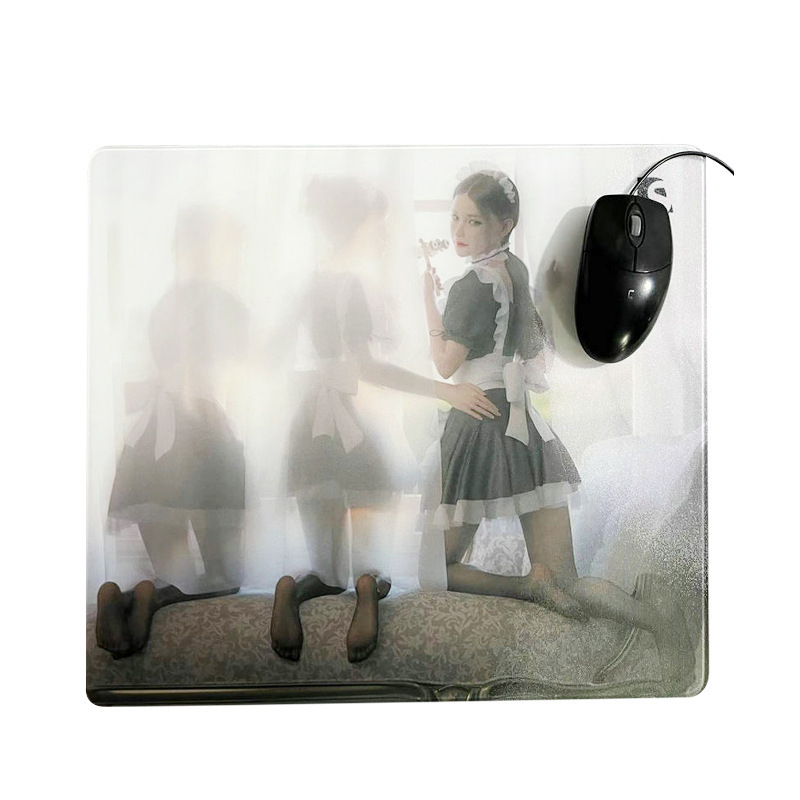 Professional Tempered glass desktop extra large cute kawaii custom XXXL Gaming Mouse pad