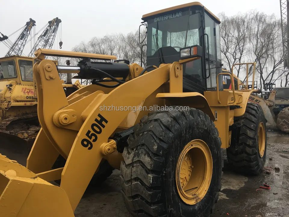 Used large front loader Caterpillar CAT950H wheel loader second hand hydraulic Caterpillar quality CAT with original loader