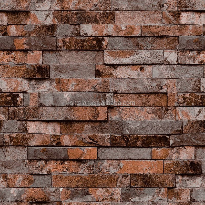 Boundary wall design 3d wallpaper brick wall paper