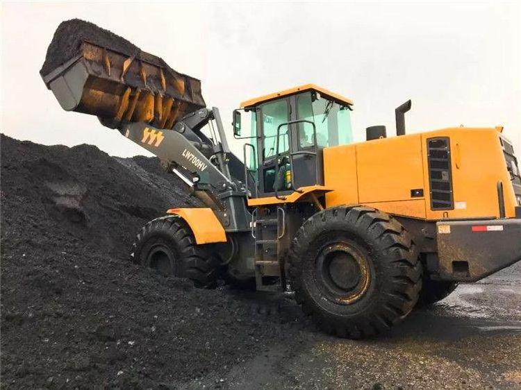 LW700HV 7Ton Wheel Loader Construction Machinery With Optional Bucket Capacity  High Performance