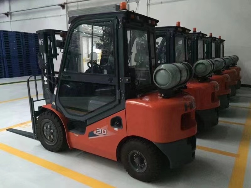 LNG Forklift Truck gas forklift 3.5ton China top brand  Heli forklifts LPG Gasoline