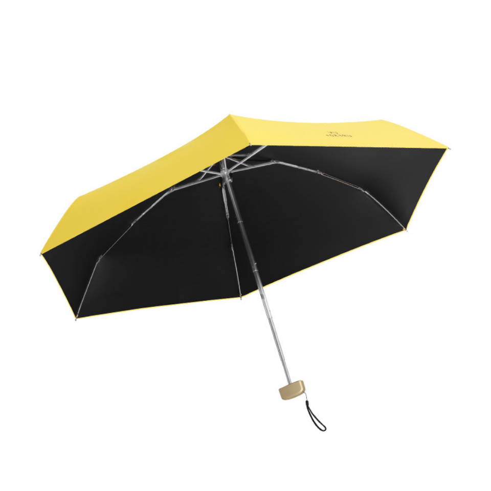 High Quality Women Fashion Small Size 19inch Compact Cheap Mini Portable 5 Folding Umbrellas