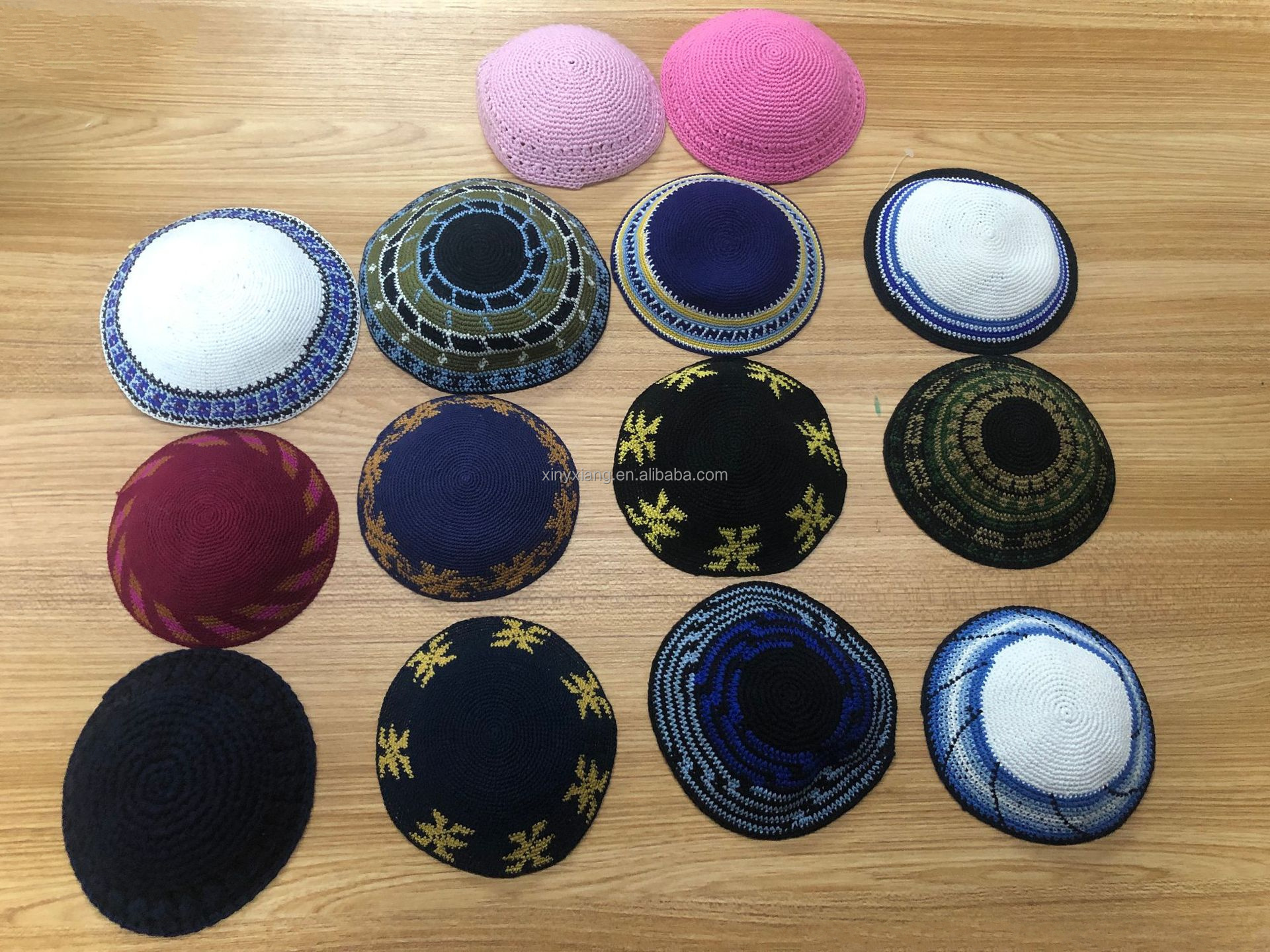 Factory Custom Handmade Crocheted Kippah,100% Cotton Thin thread Knitted Kippah, DMC Kippah Yamaka Kippa Yamakah Skull Cap