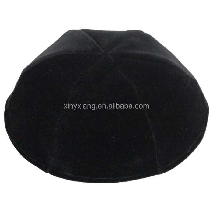 Factory Wholesale Six Panel Linen Kippah, Yarmulke, Satin Yarmulkes 6 Panels, Jewish wedding Bar