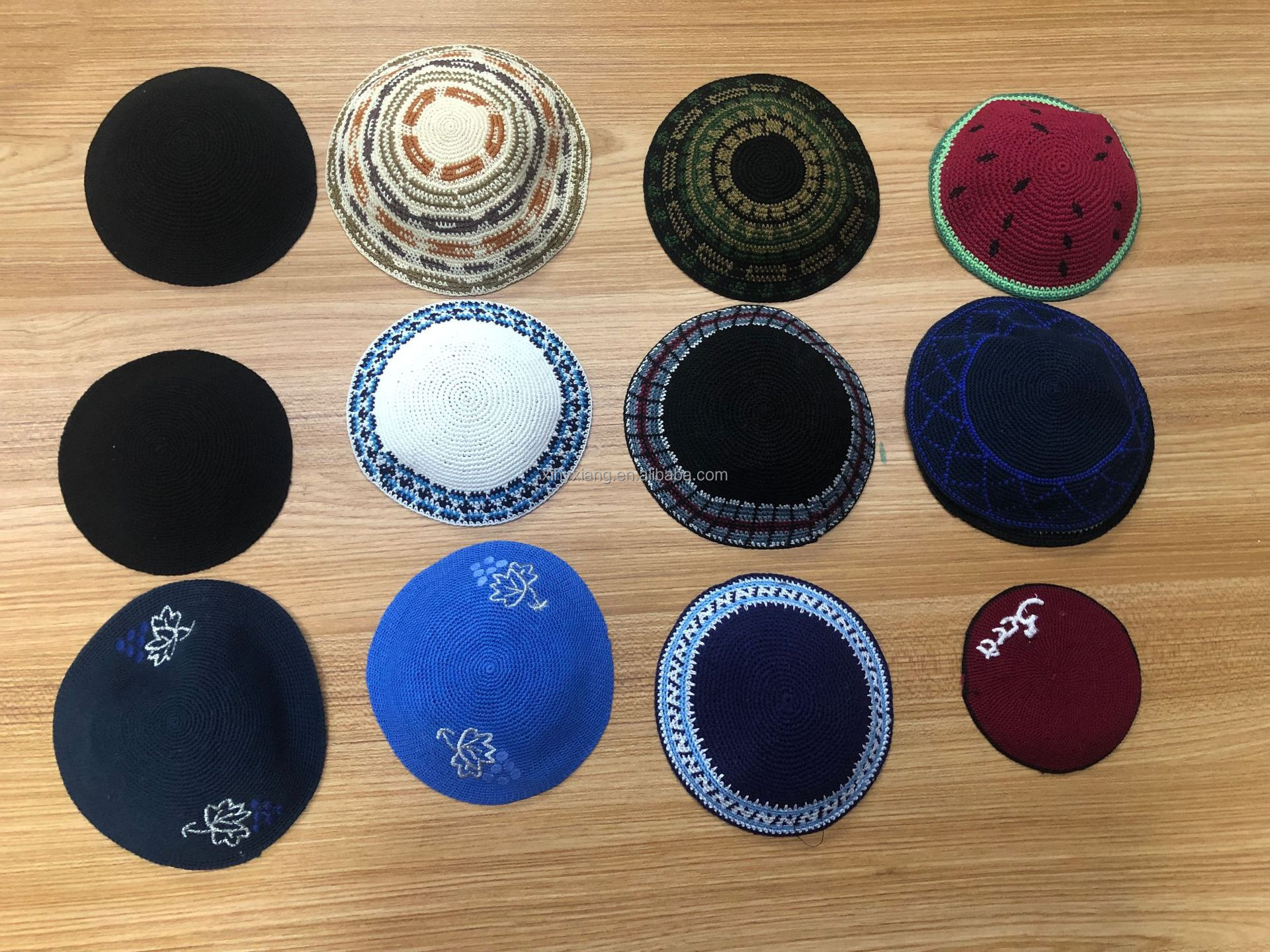 Factory Custom Handmade Crocheted Kippah,100% Cotton Thin thread Knitted Kippah, DMC Kippah Yamaka Kippa Yamakah Skull Cap