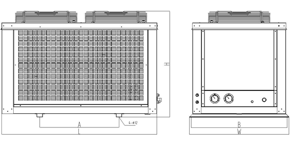 condensing unit cold room condenser unit walk in cooler condensing unit and evaporator for meat