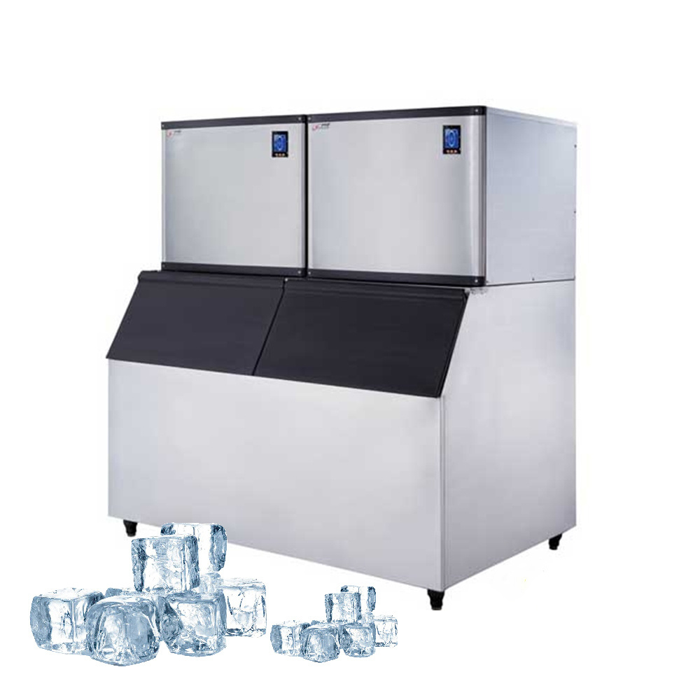 500kg 1Ton Cube Ice Maker Industrial Flake Tube Block Cube Ice Making Maker Machine