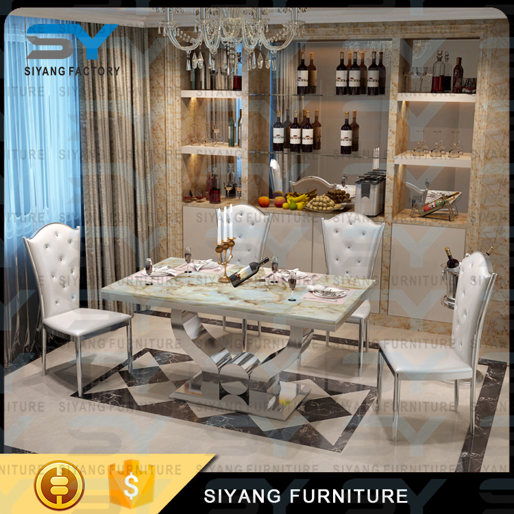 Modern dining room set restaurant dining tables and chairs chinese style dining table CT001