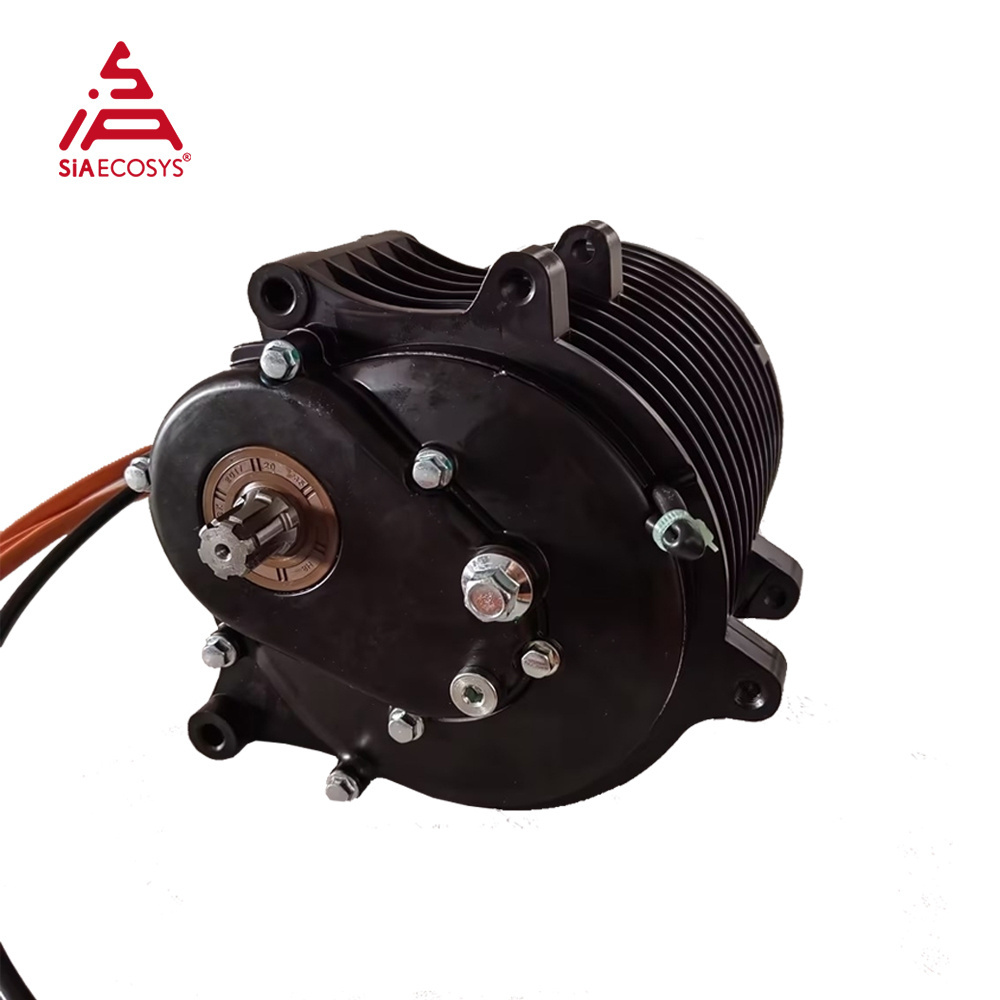 Upgrade QS138 V3 70H 72V 100kmph Mid Drive Motor with 1:2.35 gearbox for Electric ATV Dirtbike Motorcycle