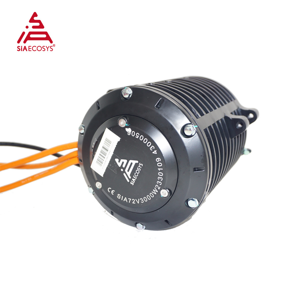 Upgrade QS138 V3 70H 72V 100kmph Mid Drive Motor with 1:2.35 gearbox for Electric ATV Dirtbike Motorcycle